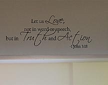 Let Us Love Wall Decals