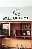 Script Name Wall Of Fame Wall Decal
