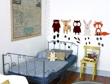 Woodland Creatures Printed Decal