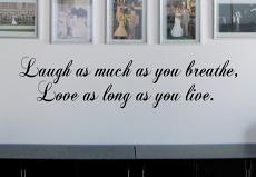 Love as Long as You Live Wall Decal