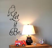 Let It Be Wall Decal