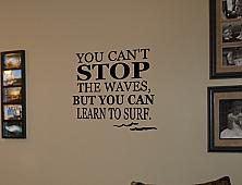 Learn to Surf Wall Decal