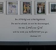 Joshua 1:9 Wall Decal