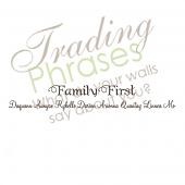 Family First Wall Decal