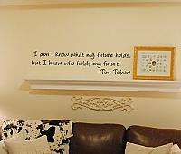 Tim Tebow Quote Wall Decal