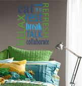 Healthy Word Collection Wall Decal 