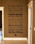 This Disney House Subway Wall Decal