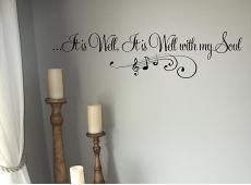 It Is Well Wall Decal