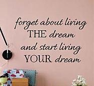 Live YOUR Dream Wall Decal