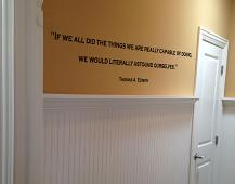 Thomas Edison Quote Wall Decal 