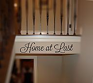Home At Last Wall Decal
