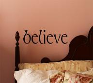 Simply Words Believe | Wall Decals