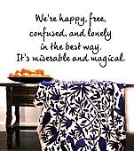 We're Happy, Free Wall Decal
