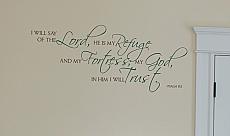 The Lord Refuge Wall Decals