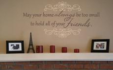 May Your Home Wall Decal