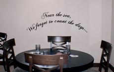 Near The Sea Forget The Days Wall Decal