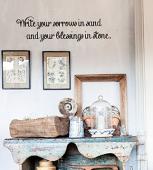 Sorrows in Sand Wall Decal 