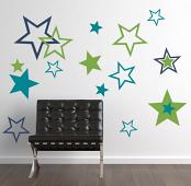 BIG Star Pack Wall Decal 