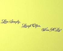 Wine A Lot Wall Decal