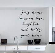 This Home Runs On... Wall Decal 