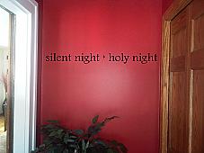 Silent Night, Holy Night Wall Decal