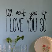 I Love You So Wall Decal 