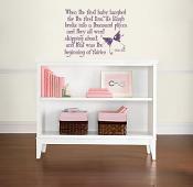 When The First Baby Laughed Wall Decal