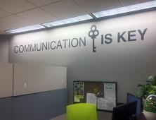Communication is Key Wall Decal