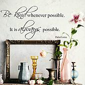 Be Kind Wall Decals