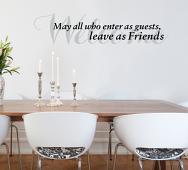 Welcome Friends Wall Decal 