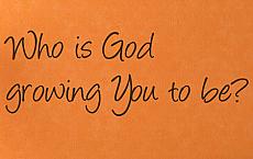 Who Is God Growing You Wall Decal