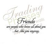 Friends Quote Wall Decal