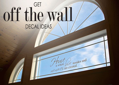 Decals for Windows, Mirrors and More!